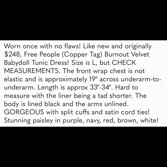 Free people velvet dress - Picture 11 of 11